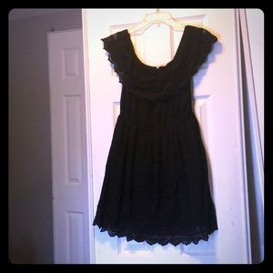 Off the shoulder mini dress